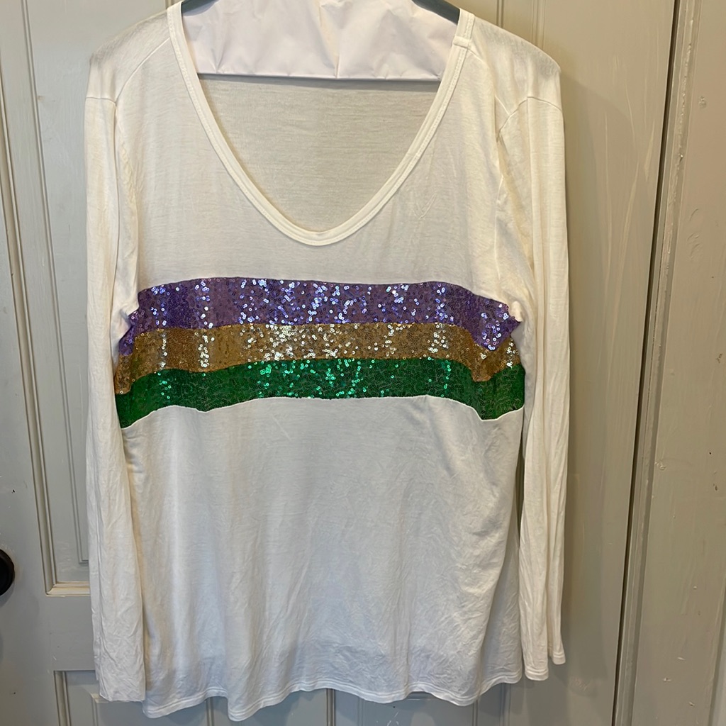 Mardi Gras Blouse